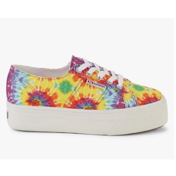 Superga Tie Dye Platform Sneakers - Picture 1 of 15